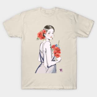 Poppies girl T-Shirt